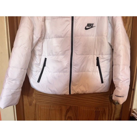 Nike Sportswear Therma-Fit Repel White Jacket Women's Size Large DJ6995-100 - Picture 4 of 10